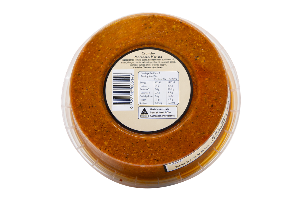 200149 Fifya  Crunchy Moroccan Harissa 200G-BACK.webp