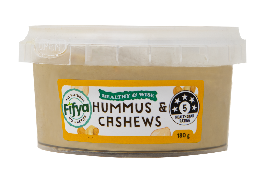 1808530 Fifya Plant Based Hommus With Cashews 5 Star 180G.webp
