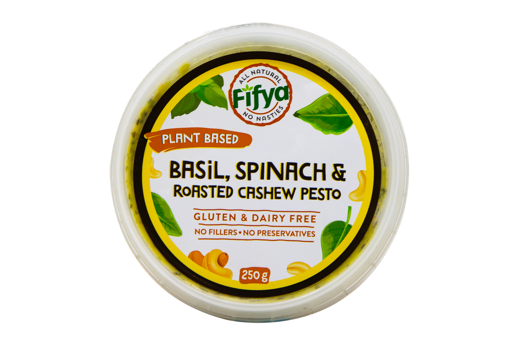 2505257 Fifya Plant Based Basil, Spinach & Roasted Cashew Pesto 250G-TOP.webp