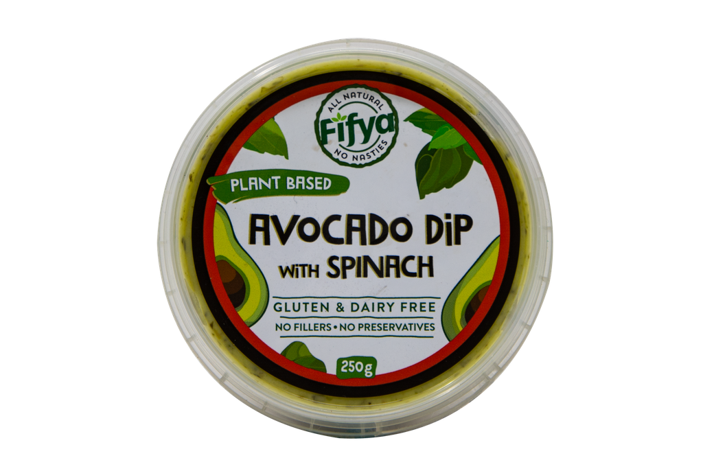 2507380 Fifya Plant Based  Avocado Dip With Spinach Gf Df  250G-TOP.webp