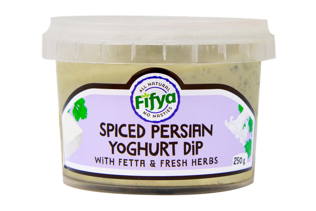 2508723 Fifya Spiced Persian Yoghurt Dip With Fetta & Fresh Herbs Gf 250G (NL).webp