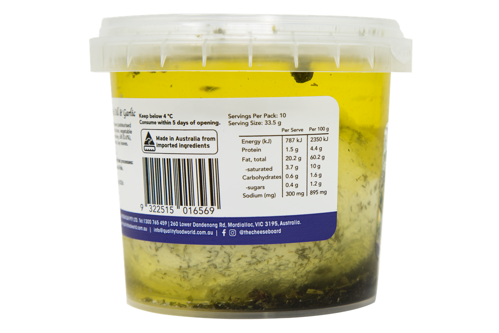 2506569 CB Persian fetta dill, garlic 335g-Back 2.webp