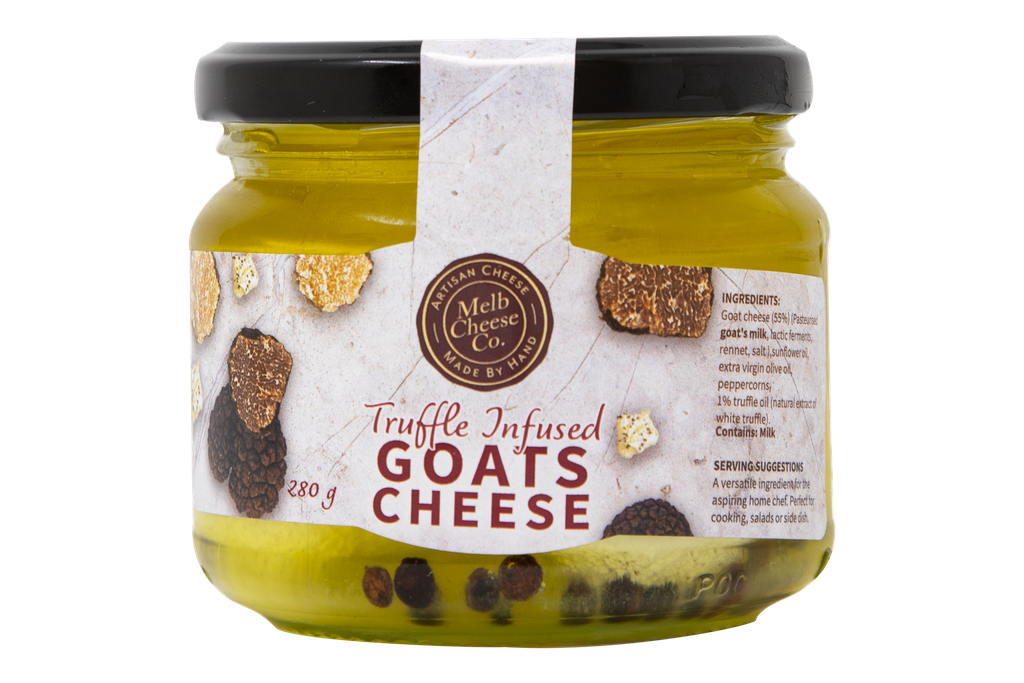 MCC8158 Melbourne Cheese Company Truffle Infused Goats Cheese 280G.webp