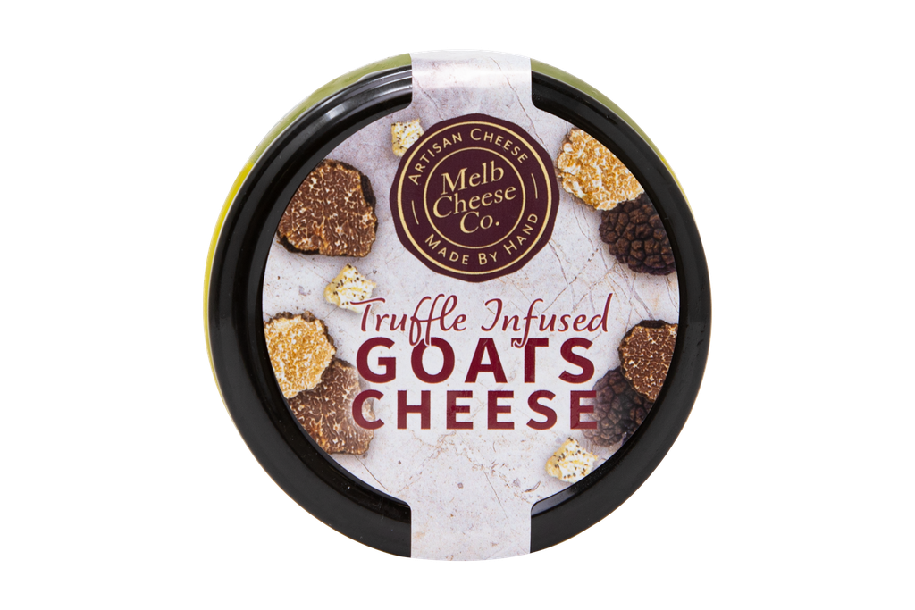 MCC8158 Melbourne Cheese Company Truffle Infused Goats Cheese 280G-TOP.webp