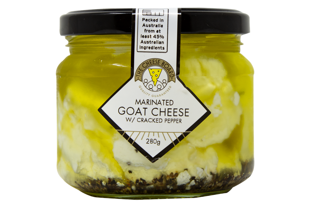 250839 Cheese Board Marinated Goat cheese w: Cracked pepper 280G.webp