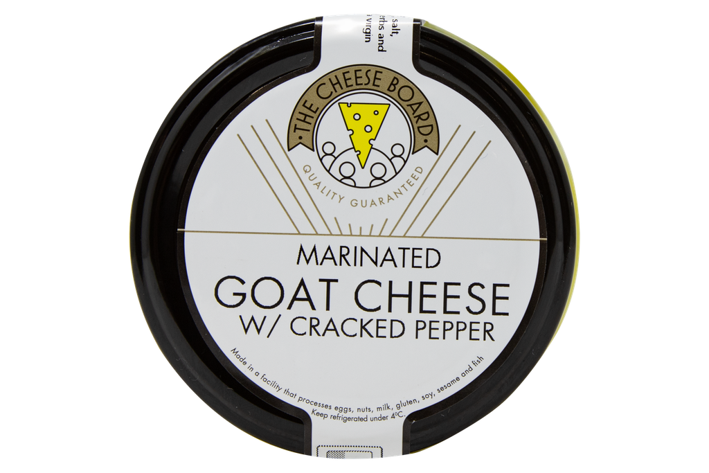 250839 Cheese Board Marinated Goat cheese w: Cracked pepper 280G-TOP.webp