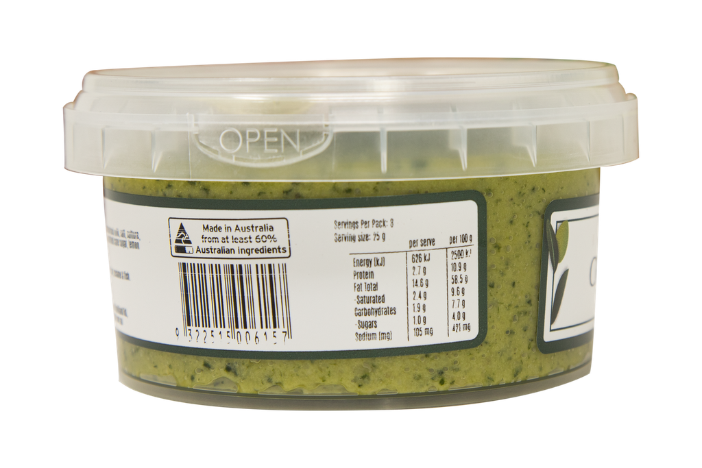 200157 OB Crunchy Spinach 200g-BACK 1.webp