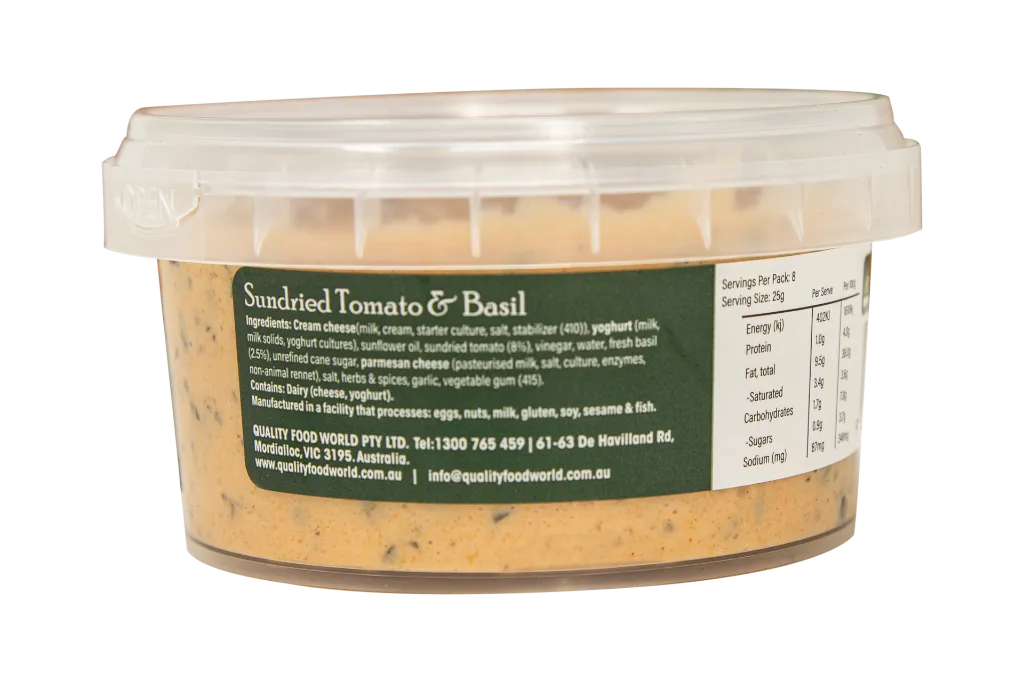 2001878 Olive Branch Sundried Tomato & Basil Dip Gf 200G-Side 2.webp