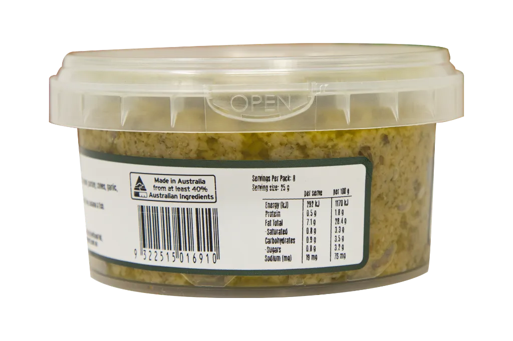 2006910 OB green olive Tapenade 200g-BACK 1.webp