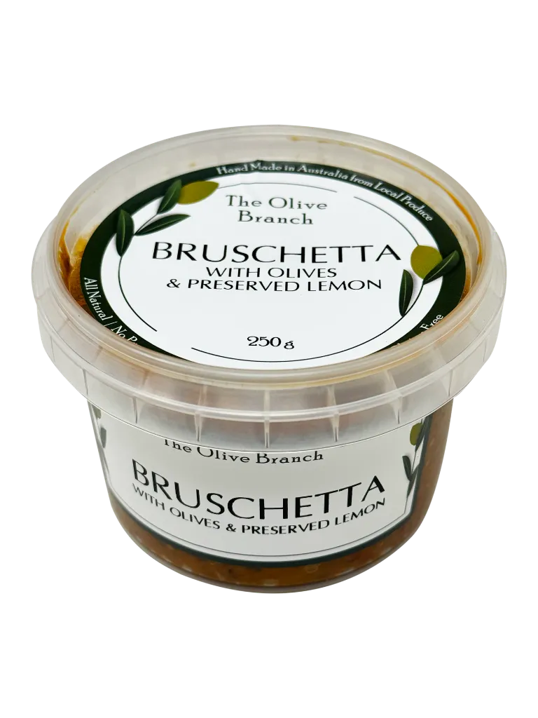 2506781 OB Bruchetta w olives 250g-angle.webp