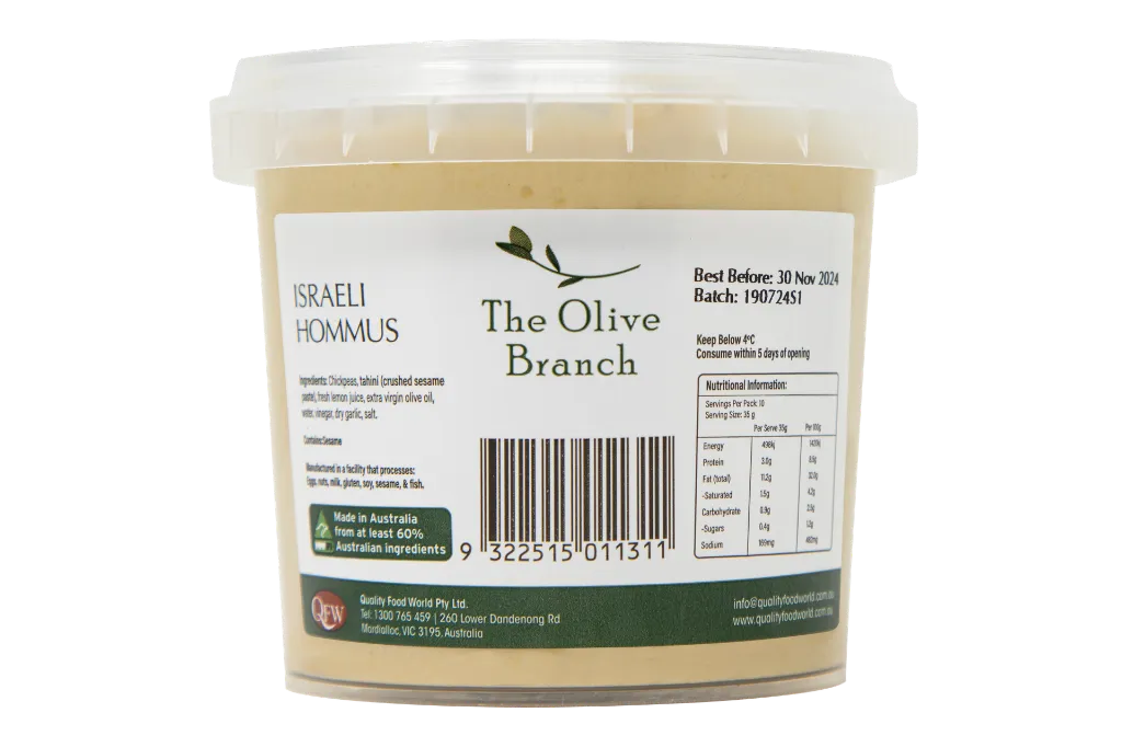 3501311 OB Israeli Hommus 350G-BACK.webp