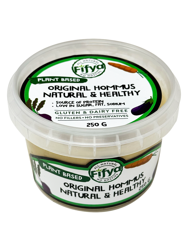 2505295 Fifya PB Original hommus natural healthy 250g-angle.webp