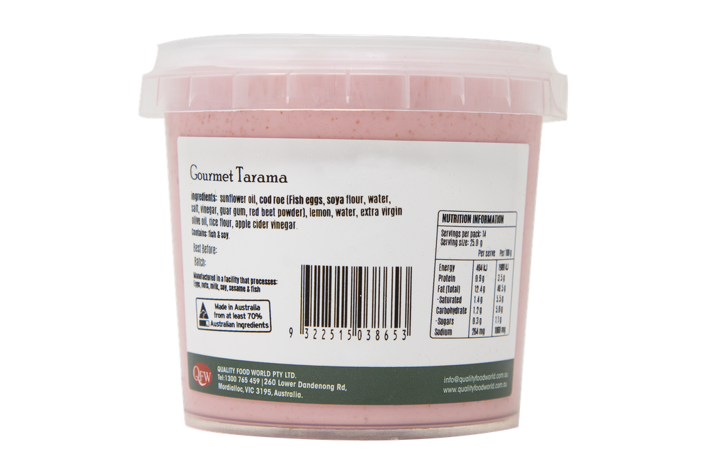 3508653 Olive Branch Gourmet tarama 350g-BACK.webp