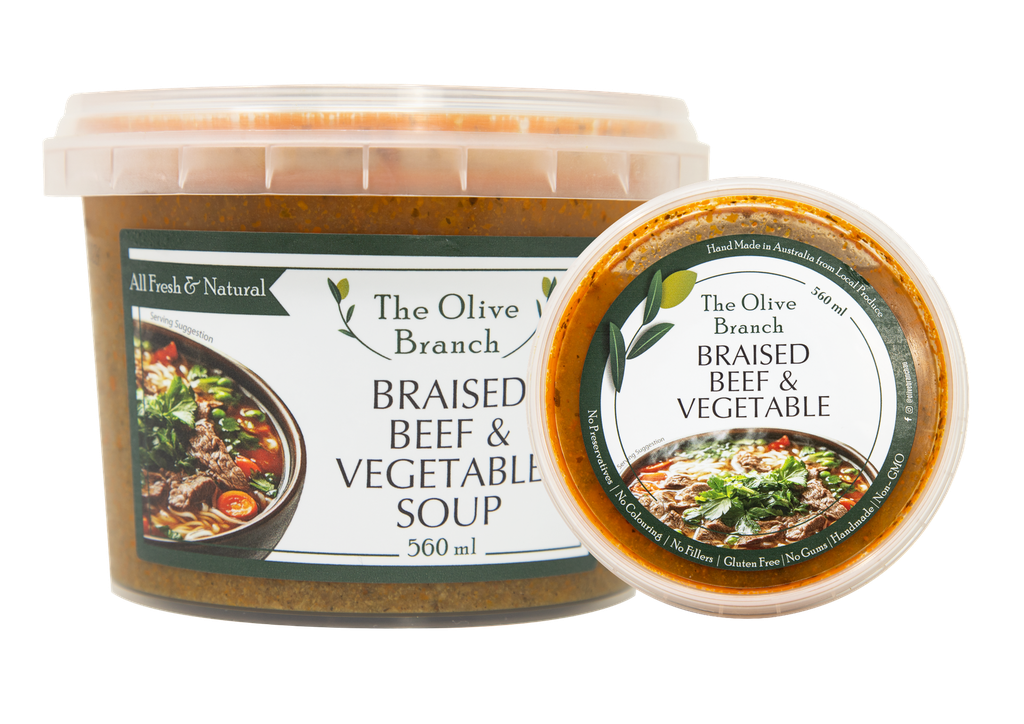 OB Braised Beef & Vegetable Soup 560Ml