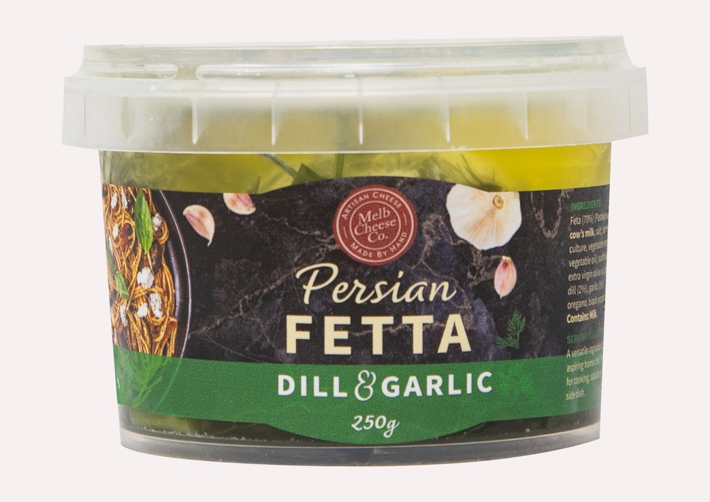 MCC Persian Fetta With Dill & Garlic 250G