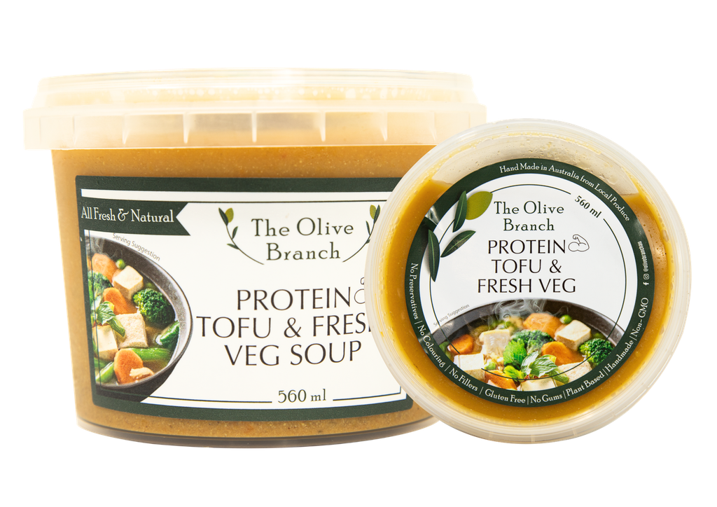 OB Protein Tofu & Fresh Veg Soup  560 mL