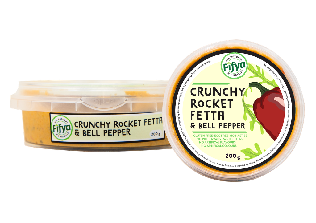 FIFYA Crunchy Rocket With Fetta & Bell Pepper  200G