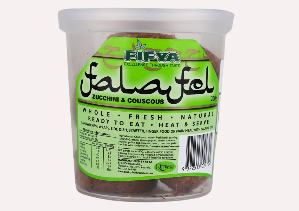 FIFYA Falafel Zucchini & Couscous Pb ,  200G