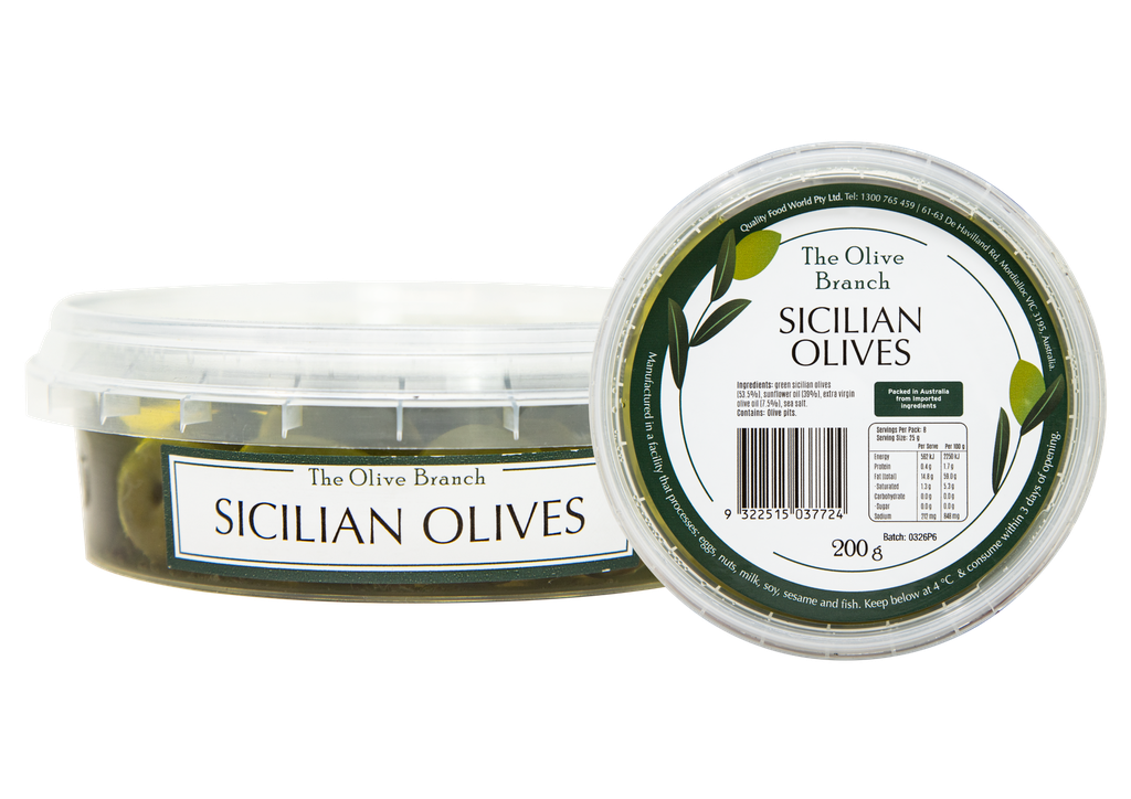 OB Sicilian Olives   200G