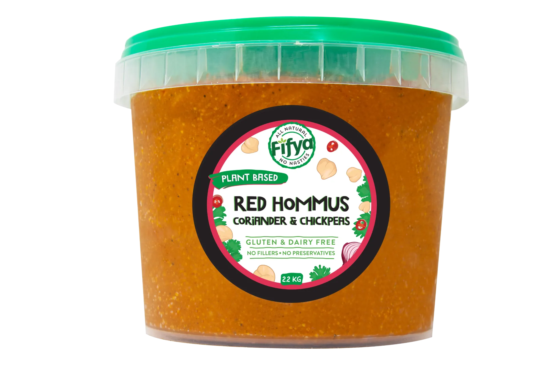 FIFYA Vegan Spicy Hommus 2.2Kg