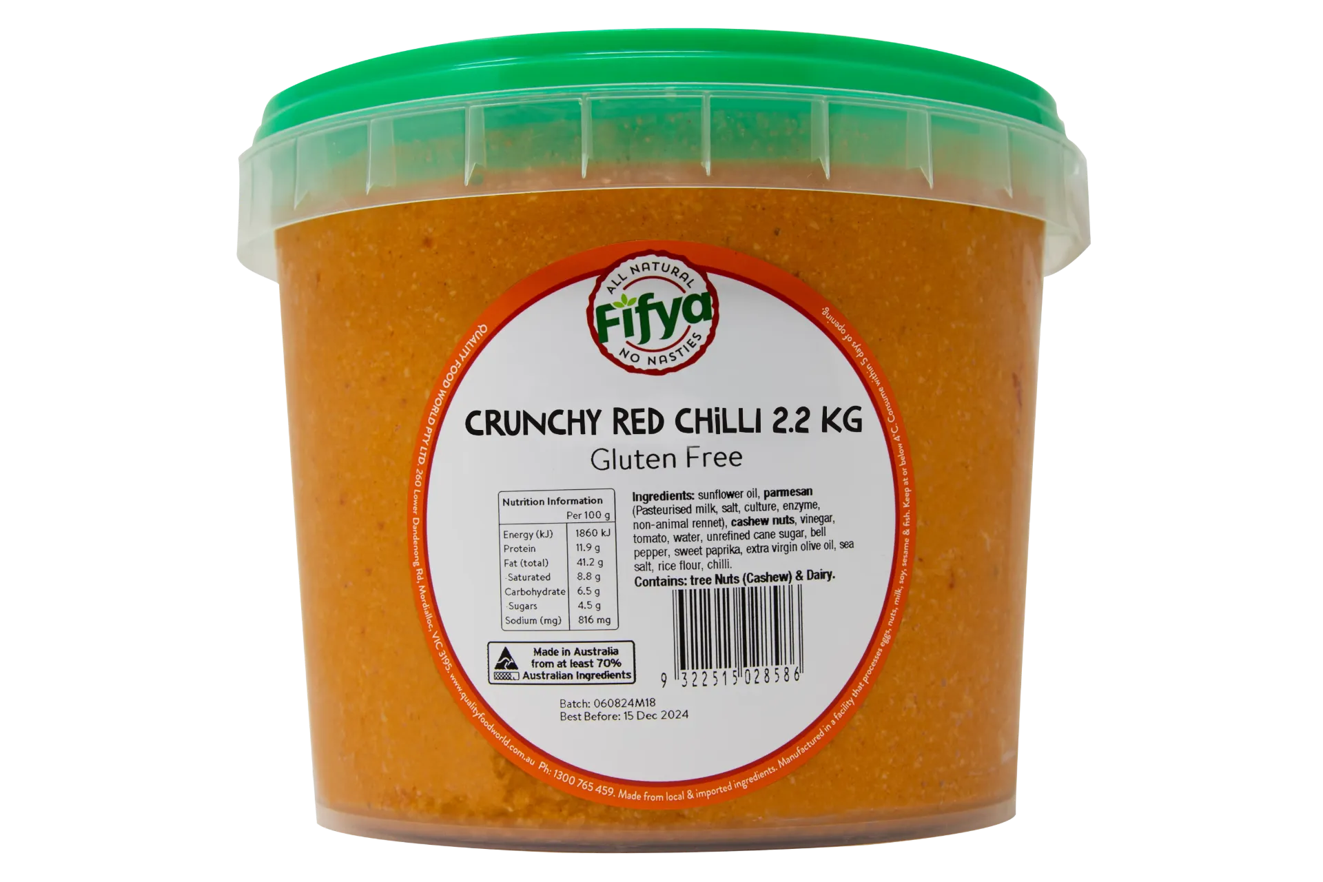FIFYA Crunchy Red Chilli 2.2Kg