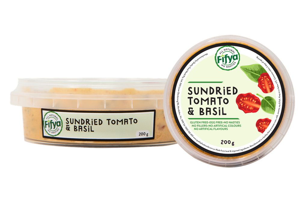 FIFYA Sundried Tomato & Basil Dip  200G