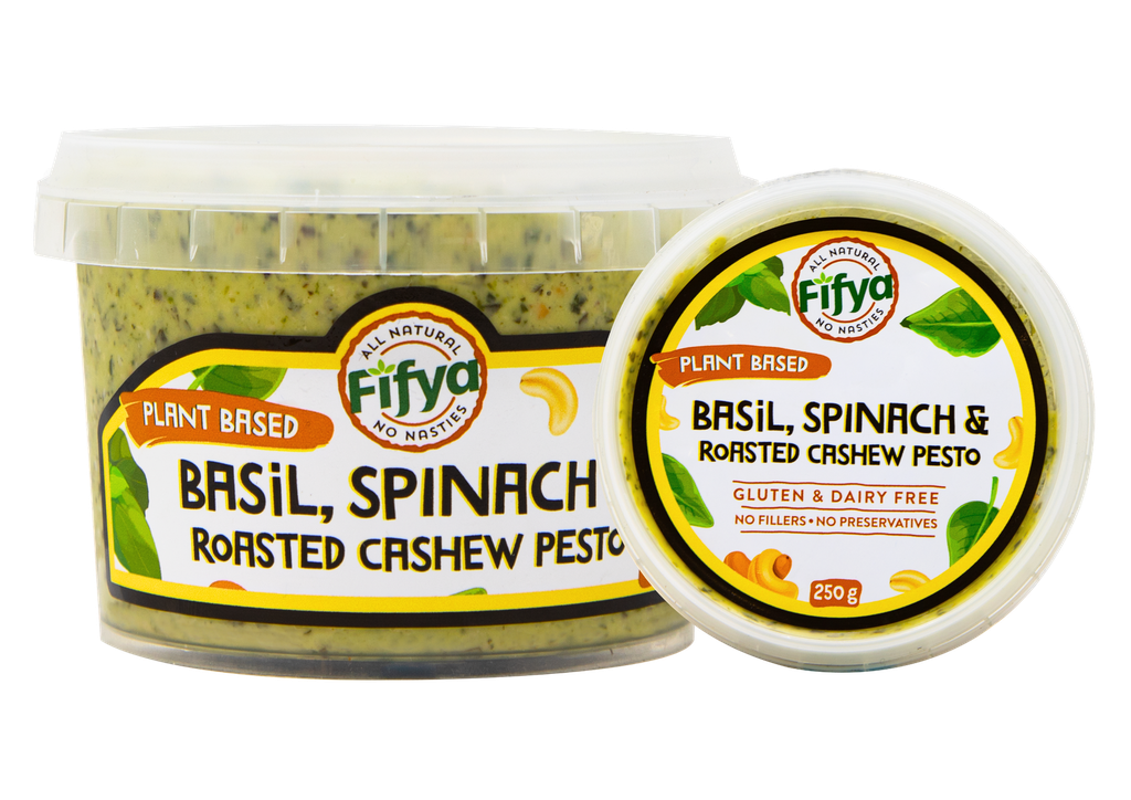 FIFYA Pb Basil, Spinach & Roasted Cashew Pesto 250G