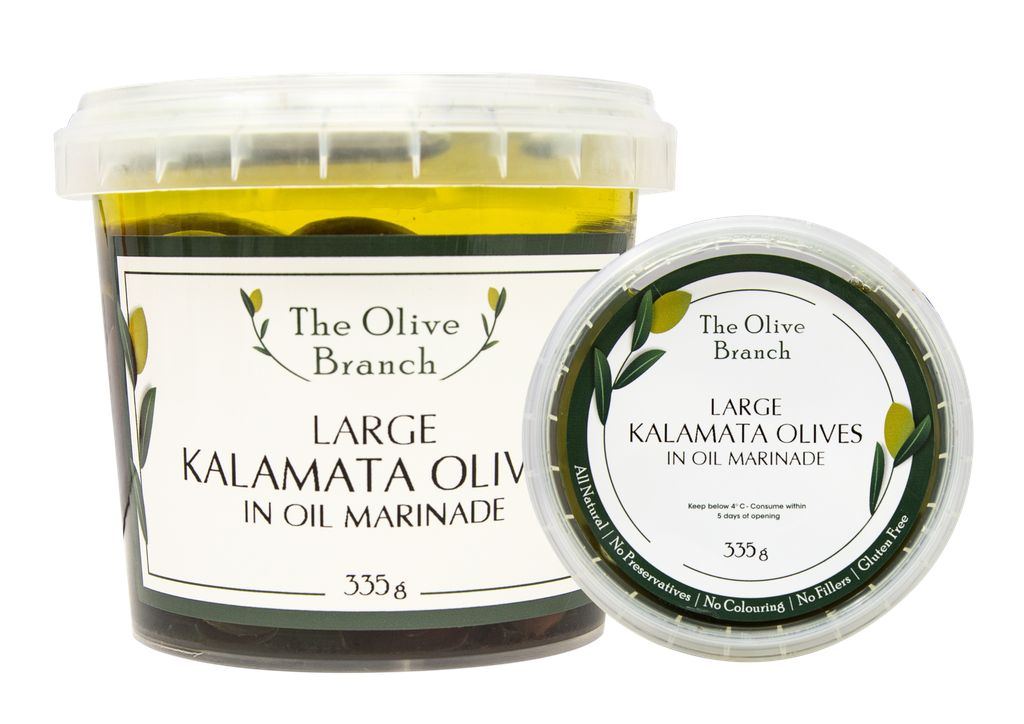 OB Large Kalamata Olives Marinated In Oil 335G