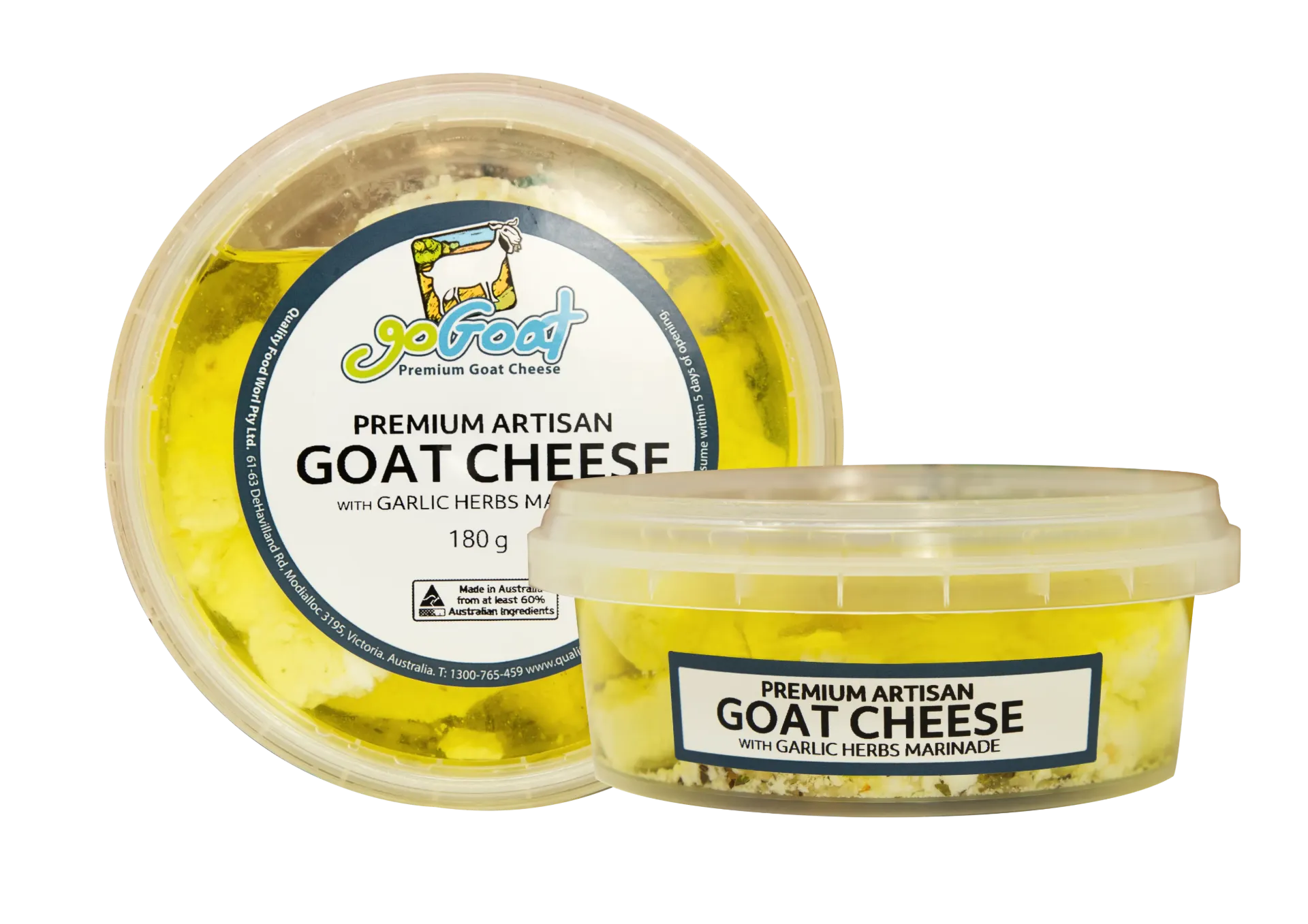 [GG3567] GG Artisan Goat Cheese Marinated w. Garlic & Herbs 180G
