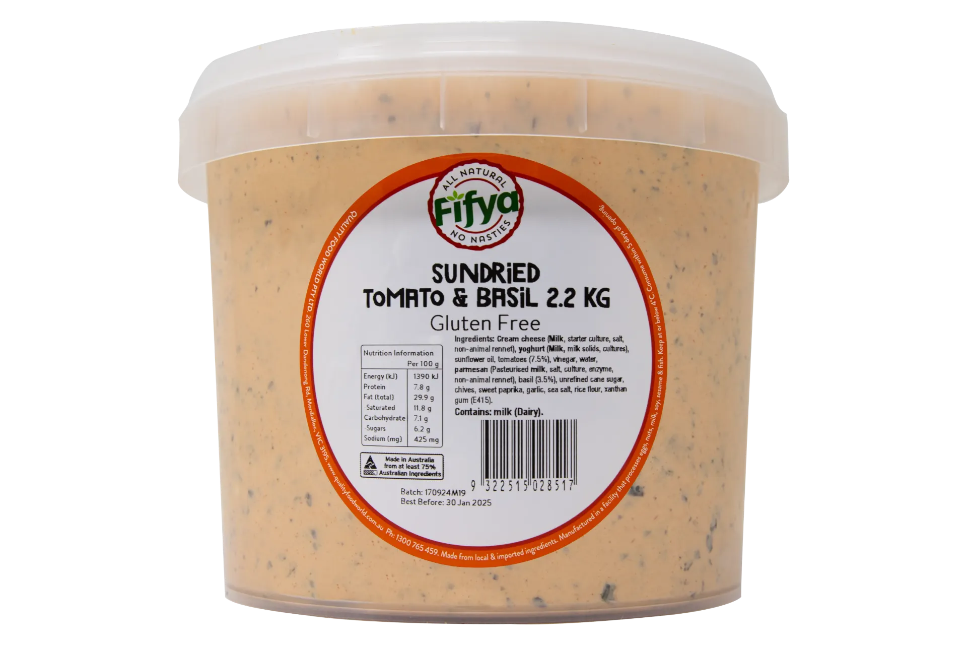 [2200162] FIFYA Sundried Tomato & Basil 2.2Kg