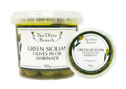 [2505517] OB Green Sicilian Olives Marinated In Oil  335G