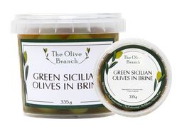 [2507214] OB Green Sicilian Olives In Brine   335G