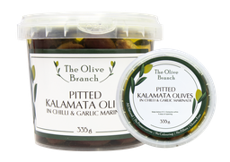 [2507321] OB Pitted Kalamata Olives Marinated With Chilli & Garlic  335G